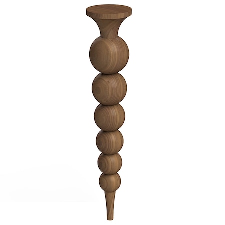 Designs Of Distinction 24" Perle Leg - Walnut 01245124WL1